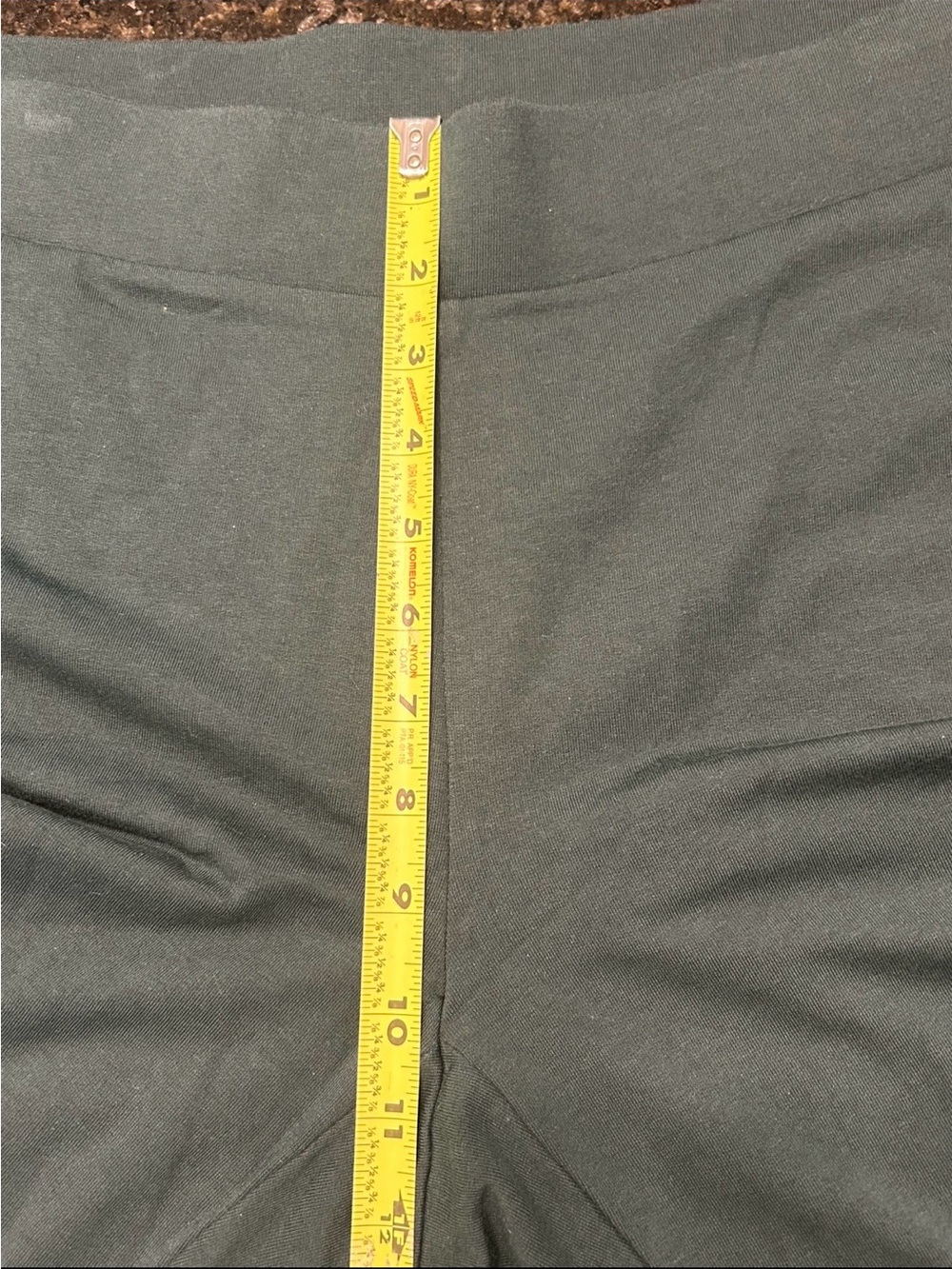 Pure Jill Affinity French Terry Slim Leg Pants XL Petite Dark Teal Pima Cotton - Picture 9 of 11